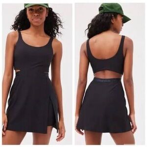 Outdoor Voices Court Cut Out Dress BLACK